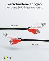 goobay 2x Tulp kabel - thumbnail