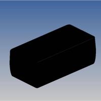 TEKO SR36-DB.9 Universele behuizing 128 x 63.5 x 48 ABS Zwart 1 stuk(s) - thumbnail