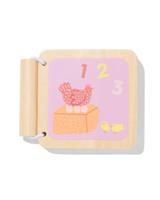 HEMA Boekje 8.5x1.5cm hout - thumbnail