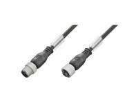 Weidmüller 1150610060 Sensor/actuator connector, geassembleerd M12 Aantal polen (sensoren): 3 Stekker, recht, Bus, recht 0.60 m 1 stuk(s) - thumbnail
