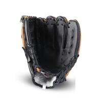 PVC Outdoor Motion honkbal lederen honkbal werper Softbal handschoenen grootte: 12.5 inch (zwart) - thumbnail