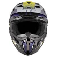 LS2 crosshelm "mx703 x-force galuo", ademend en hypoallergeen. helmet x-force galuo gray/neon yellow size xl - thumbnail