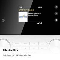 TechniSat DIGITRADIO 4 C Radio DAB+, VHF (FM), DAB Bluetooth Wit - thumbnail