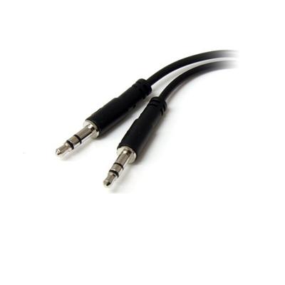 StarTech.com 3,5 mm audio jack Y-kabel - headset splitter - adapter - 1 x 3,5 mm 4 posities bus 2 x 3,5 mm 3-positie stekker - zwart