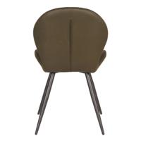 LABEL51 Eetkamertafel Tafelblad Sloppy Edge - Espresso - Mangohout - 130 cm - Rond Sloppy - thumbnail