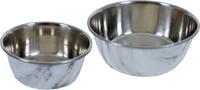 Eetbak hond RVS deco marmer 950 ml Eet-en-drinkbakken-hond Gebr. de Boon - Gebr de boon - thumbnail
