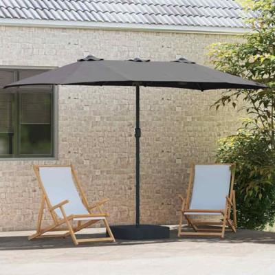 Tuinparasol Antraciet 385 x 209 x 244 cm Stof