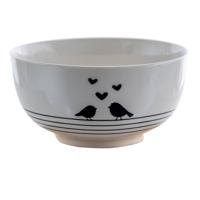 Clayre & Eef kom vogels ø14x7cm 500ml - thumbnail