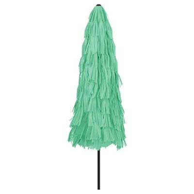 VidaXL Parasol met stalen paal 324x324x247 cm groen VidaXL Parasol met stalen paal 324x324x247 cm groen