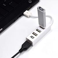 ACT USB Hub, 4-poorts USB 2.0, Plug & Play, voor Desktop PC/Notebook, Wit - AC6200 - thumbnail