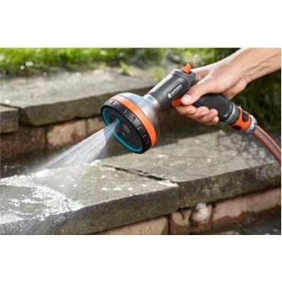 Gardena Premium E4 Multifunctionele Broes - 5 Standen, Ergonomisch, Vorstvrij, Regelbare Waterstroom - thumbnail