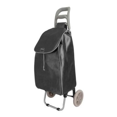 Metaltex Boodschappentrolley 57x34x21 cm 45L Zwart/Grijs Metaltex Boodschappentrolley 57x34x21 cm 45L Zwart/Grijs