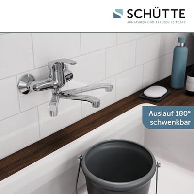 Schutte ORAZI ééngreepsmengkraan keuken | wandmontage | chroom
 - 36760 - 36760
