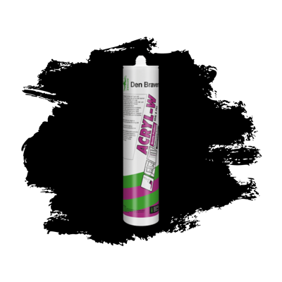 Den Braven Zwaluw Acryl-W 310Ml Zwart - 10052301 - 10052301