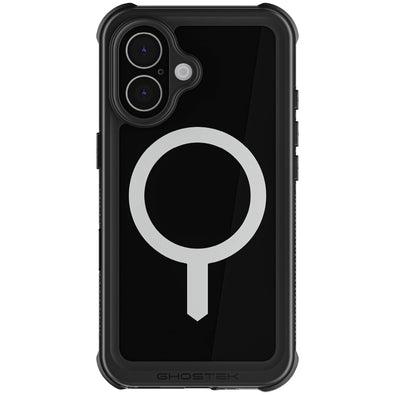 Ghostek Nautical Waterproof MagSafe Case + Belt Swivel Holster Apple iPhone 16 Black