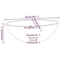 Wasbak 50x37x14 cm glas wit - thumbnail