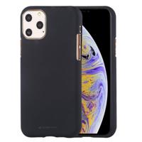 MERCURY GOOSPERY SOFE gevoel TPU schokbestendig en kras Case voor iPhone 11 Pro Max (zwart) - thumbnail