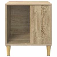 vidaXL Hondenhok Sonoma 44 x 42 x 49 cm houten materiaal, woonkamer, rechthoekig minimalistisch design, multifunctionele opslag, duurzame materialen, moderne buitenkant, praktische oplossingen - thumbnail