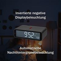 TFA Dostmann 60.2560.10 Wekker Zendergestuurd Antraciet Alarmtijden 1 - thumbnail