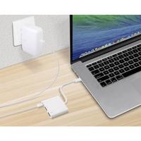 Renkforce RF-4366444 adapter [1x USB-C™ stekker - 1x HDMI-aansluiting, USB 3.2 Gen 1 bus A (USB 3.0) - thumbnail