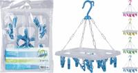 Washanger 18 knijpers 4 assorti - thumbnail