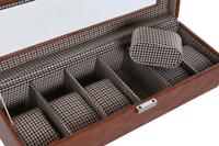 Doos-Juwelenkistje Home ESPRIT Bruin Kristal 33 x 11,5 x 9 cm - thumbnail