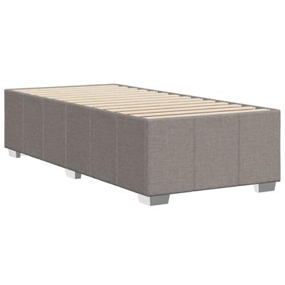 Bedframe zonder matras 80x200 cm stof taupe