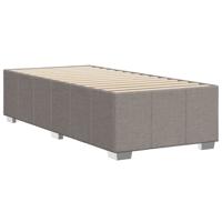 Bedframe zonder matras 80x200 cm stof taupe - thumbnail
