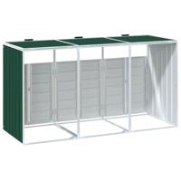 Containerberging voor 3 containers 216x81x115 cm staal groen - thumbnail
