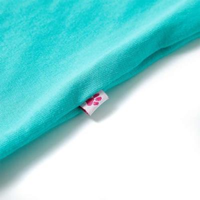 Kindershirt 92 mintkleurig