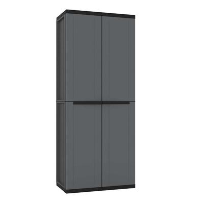 Kast Terry j-base 268 Donker grijs Polypropyleen 68 x 37,5 x 163,5 cm