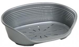 FERPLAST Cestino Siesta Deluxe 4 - 61,5x45x21,5 cm - Grigio scuro - Per cani e gatti