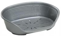 FERPLAST Cestino Siesta Deluxe 4 - 61,5x45x21,5 cm - Grigio scuro - Per cani e gatti - thumbnail