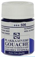 Talens Gouache Extra Fine Quality Fles 16 ml - Ultramarijn Donker 506 - thumbnail