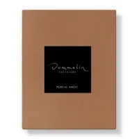 Dommelin Dommelin Hoeslaken Uni Percal 400tc 722 Cognac 90x210/30 - thumbnail