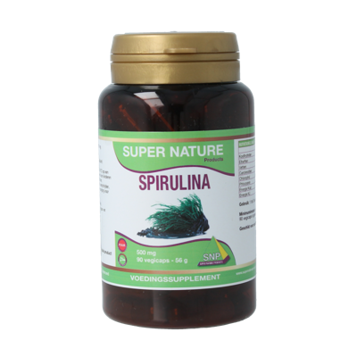 SNP Spirulina 500mg puur 90 Vegetarische capsules