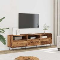 Tv-meubel 150x30x44,5 cm bewerkt hout oud houtkleurig - thumbnail