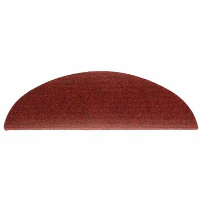 VidaXL Trapmatten zelfklevend 15 stuks 56x17x3 cm bordeaux rood halfrond VidaXL Trapmatten zelfklevend 15 stuks 56x17x3 cm bordeaux rood halfrond