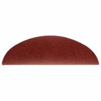 VidaXL Trapmatten zelfklevend 15 stuks 56x17x3 cm bordeaux rood halfrond - thumbnail