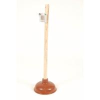 Lifetime Clean Rubberen ontstopper met houten steel - thumbnail