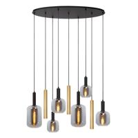 Lucide JOANET - Hanglamp - 2xE27 - Messing - thumbnail