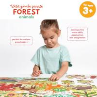 Banana Panda - wild jumbo puzzel bosdieren - 40st. - thumbnail
