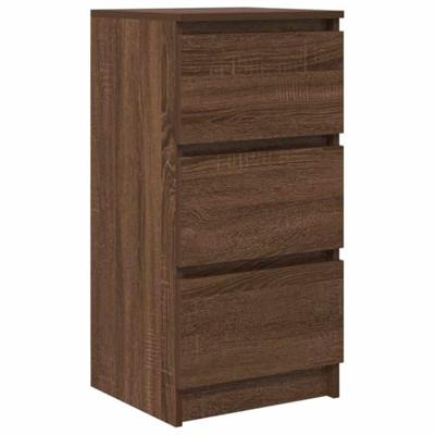 Dressoir 37,5x35x76 cm bewerkt hout bruin eikenkleurig Dressoir 37,5x35x76 cm bewerkt hout bruin eikenkleurig