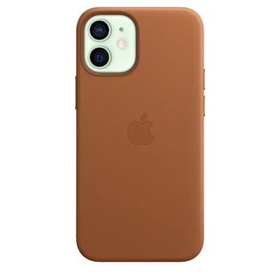 Apple leather case iPhone 12 Mini Saddle Brown