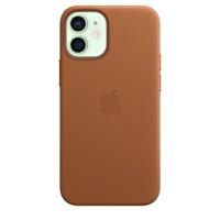 Apple leather case iPhone 12 Mini Saddle Brown - thumbnail