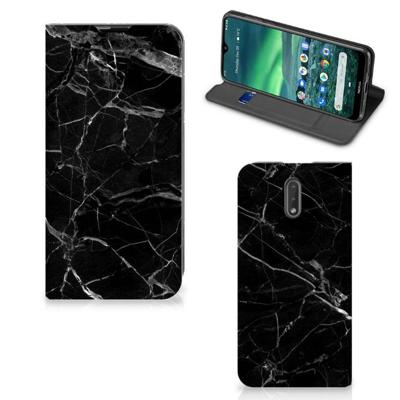 Nokia 2.3 | Standcase | Marmer Zwart - Origineel Cadeau Vader Nokia 2.3 | Standcase | Marmer Zwart - Origineel Cadeau Vader