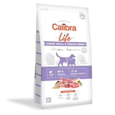 CALIBRA Dog Life Junior Small & Medium Breed Lam, 12 kg
