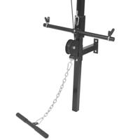 Home gym met 2 katrollen wandgemonteerd - thumbnail