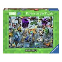 Ravensburger legpuzzel minecraft bendes, 1000st. - thumbnail