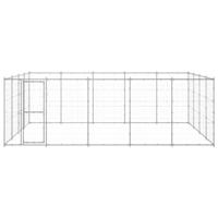 Hondenkennel 24,2 m² gegalvaniseerd staal - thumbnail